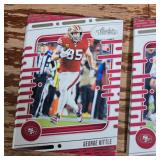 (15) 2021 Absolute Football San Francisco 49ers, 5x Purdy, Kittle, and McCaffrey