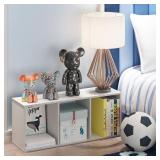 Furinno 11003WH 3 - Tier Open Shelf Bookcase  White Color - 12  W x 31.5  H x 9.3  D (SMALL CHIP ON SHELF, Loose Hardware)