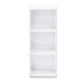 Furinno 11003WH 3 - Tier Open Shelf Bookcase  White Color - 12  W x 31.5  H x 9.3  D (SMALL CHIP ON SHELF, Loose Hardware)