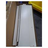 Furinno 11003WH 3 - Tier Open Shelf Bookcase  White Color - 12  W x 31.5  H x 9.3  D (SMALL CHIP ON SHELF, Loose Hardware)