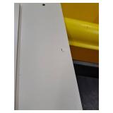 Furinno 11003WH 3 - Tier Open Shelf Bookcase  White Color - 12  W x 31.5  H x 9.3  D (SMALL CHIP ON SHELF, Loose Hardware)