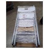 Mainstays Resin Seat & Back Folding Chairs- White 4-Pack