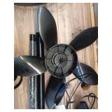Lasko Cyclone 18  Adjustable Large Room Pedestal Fan  3 Speeds  54.5  H  Black