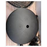 Lasko Cyclone 18  Adjustable Large Room Pedestal Fan  3 Speeds  54.5  H  Black