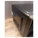 21 in. 1.1 cu. ft. 1000-Watt Countertop Microwave Oven in Fingerprint Resistant Stainless Steel and Bar handle - Retail: $109