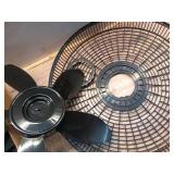 Lasko Cyclone 18  Adjustable Large Room Pedestal Fan  3 Speeds  54.5  H  Black (Broken Button)