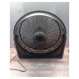 20 in. 3 Speed Air Circulator Floor Fan for Home in Black with Wall Mount Option, Full Range Pivoting Head, Carry Handle