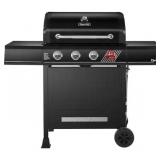 4-Burner Propane Gas Grill in Matte Black with TriVantage Multifunctional Cooking System (See Details)- Retail: $249