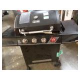 4-Burner Propane Gas Grill in Matte Black with TriVantage Multifunctional Cooking System (See Details)- Retail: $249