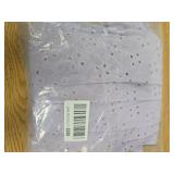 Eyelet Lace Midi Sundress- Purple Size: XL