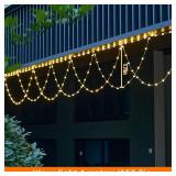 Globe String Lights, 13.1 Feet 138 LED Color Changing String Lights - 8 Modes