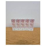 6 Count AZUREBEAUTY Warm White Nail Polish, Natural Quick Dry Nail Strengthening Glossy Finish