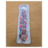 Neck Lanyard for Keys, Wallets and ID Badge Holders (Blue-pattern, 1)