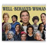2 Count 2026 Well-Behaved Women Calendar, Wall Calendar11" x 8.5"