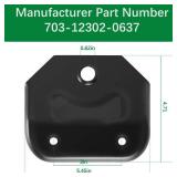 703-12302-0637 Hitch Plate for Cub Cadet ZT1 ZT2 Mowers. Universal Towing Hitch Kit Compatible with Cub Cadet Ultima ZT1 42 46 50 54 and ZT2 Lawn Mowers Trailer Tow Hitch Models - Retail: $53,986