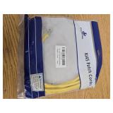 1 Foot Cat 6 Patch Cable(6 Pack), Solid Pure Copper Patch Cord, Cat 6 Ethernet Cable, UTP Network, High Speed RJ45 Internet Cable, Compatible for Routers, Switches, PC, Servers, PS4/5, Xbox - Yellow -