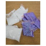 300g Christmas Fake Snow 10 Bags Magic 4 Bags (Purple)