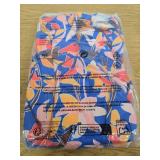 Summer Boho Floral Maxi Dress with Pockets  (Blue Size: M)