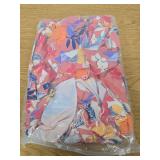 Summer Boho Floral Maxi Dress with Pockets (Pink Size: XS)