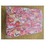 Summer Boho Floral Maxi Dress with Pockets (Rose Red,XL)