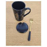 Best Mom Ever Mug Set with Lid and Spoon
