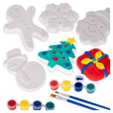 2 Count of Christmas Ceramic Painting Kit for Kids