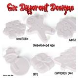 2 Count of Christmas Ceramic Painting Kit for Kids