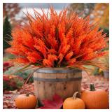 24 Bundles Artificial Fall Flowers