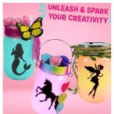 Light-up Unicorn Fairy & Mermaid Lanterns Craft Kit