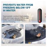 Tiflev 150 Watt Utility De-Icer Submergible Cast Aluminum Chicken Water Heater