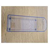 LHS Mandoline Slicer, 4 Sharp Stainless Steel Blades with Food Storage Container Dishwasher Safe (grey)