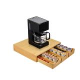 K Cup Holder Organizer, 3 Drawers Coffee Pod Holder for 35 K Cups or 54 Original line Pods