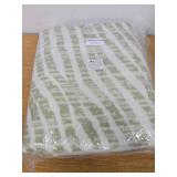 5x7 Green Rug for Living Room,Modern Washable Abstract Area Rug,Low Pile Contemporary Striped Large Carpet