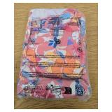 Summer Boho Floral Maxi Dress with Pockets (Pink,XXL)