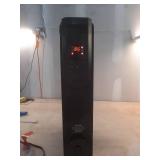 1500-Watt Black Indoor Electric Oil-Filled Radiator Convection Radiant Space Heater with Remote Control for Living Space - Retail: $100