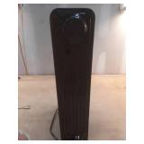 1500-Watt Black Indoor Electric Oil-Filled Radiator Convection Radiant Space Heater with Remote Control for Living Space - Retail: $100