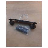 1500-Watt Black Indoor Electric Oil-Filled Radiator Convection Radiant Space Heater with Remote Control for Living Space - Retail: $100