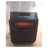 Electric 6 Element Infrared Space Heater Black Plastic - Retail: $119