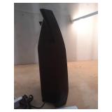 1500-Watt 20 in. Black Electric Console Ceramic Space Heater with Tip-Over Switch, Adjustable Louvers, Timer, Remote - Retail: $90