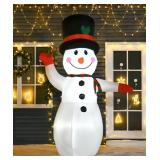 8ft Inflatable Snowman Holiday Decoration
