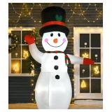 8ft Inflatable Snowman Holiday Decoration