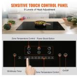 Modern Induction Cooktop with Multiple Cooking Zones - Retail: $193