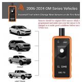 VXDAS TPMS Relearn Tool Only for GM Vehicles (2006-2024 Chevy/Buick/GMC/Opel/Cadillac) Original Sensor with 315/433 MHz, Tire Sensors Pressure Monitor System Reset Tool OEC-T5-2025 Edition