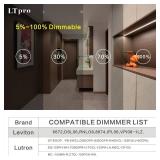 LTpro 6 Packs 3 Inch Gimbal Led Recessed Light with Junction Box 10w,Waterproof recessed Lights for Shower,3 Colors Adjustable,Suitable for Bathroom,Parlor,Bedroom,Kitchen,Balcony