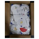 LTpro 6 Packs 3 Inch Gimbal Led Recessed Light with Junction Box 10w,Waterproof recessed Lights for Shower,3 Colors Adjustable,Suitable for Bathroom,Parlor,Bedroom,Kitchen,Balcony