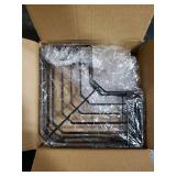 QHMCHLDZ Adhesive Shower Caddy, 2 Pack Corner Bath Organizer, Rustproof Stainless Steel Shower Shelves with Large Capacity, No Drilling Shelves for Bathroom Storage, Home, Kitchen DÃ©cor