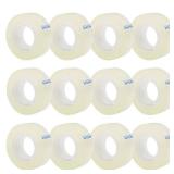 OWLKELA 12 Rolls Transparent Tape Refills, Clear Tape, All-Purpose Transparent Glossy Tape for Office, Home, School