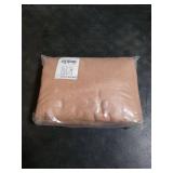 NICETOWN Thick Linen Terracotta Curtains for Bedroom, Rod Pocket & Back Tab Flax Semi Sheer Drapes Privacy Assured with Light Filtering for Girls/Princess Room, W55 x L84, 2 Pieces