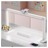 iVict Nail Desk Lamp, 34 Nails Tech Light with Phone Stand, 0-100% Adjustable Brightness, 3000K-6000K Color Temperature Led Desk lamp for Nail, Tattoos, Eyebrows, Beauty