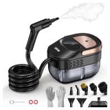 ODSD Steam Cleaner for Home & Car, 3-Level Adjustable Steamer for Cleaning, 15s Heat-Up & 1.6L Large Tank, Handheld Steam Cleaner for Car Detailing, Home, Tile, Grout,Furniture with 15pcs Accessories